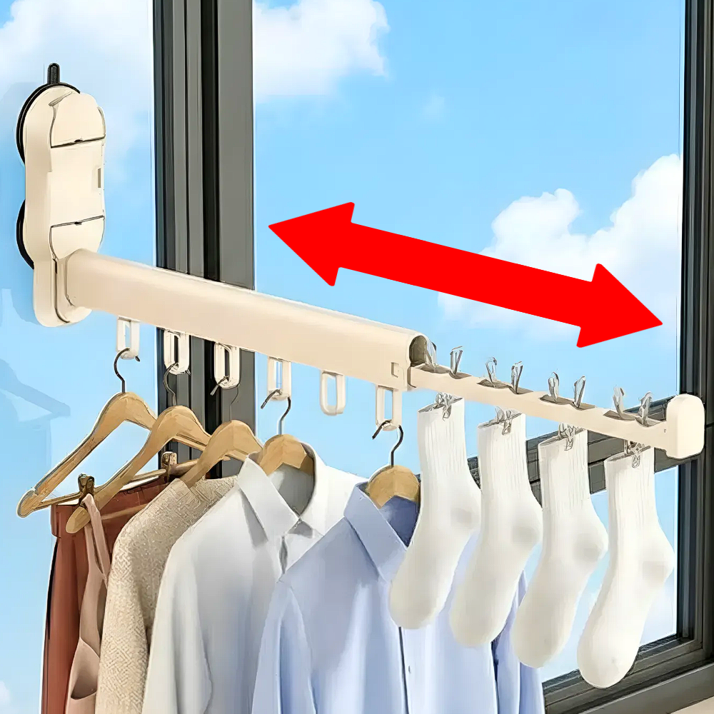 르오망 무타공 부착식 빨래 건조대 벽걸이 19,900원