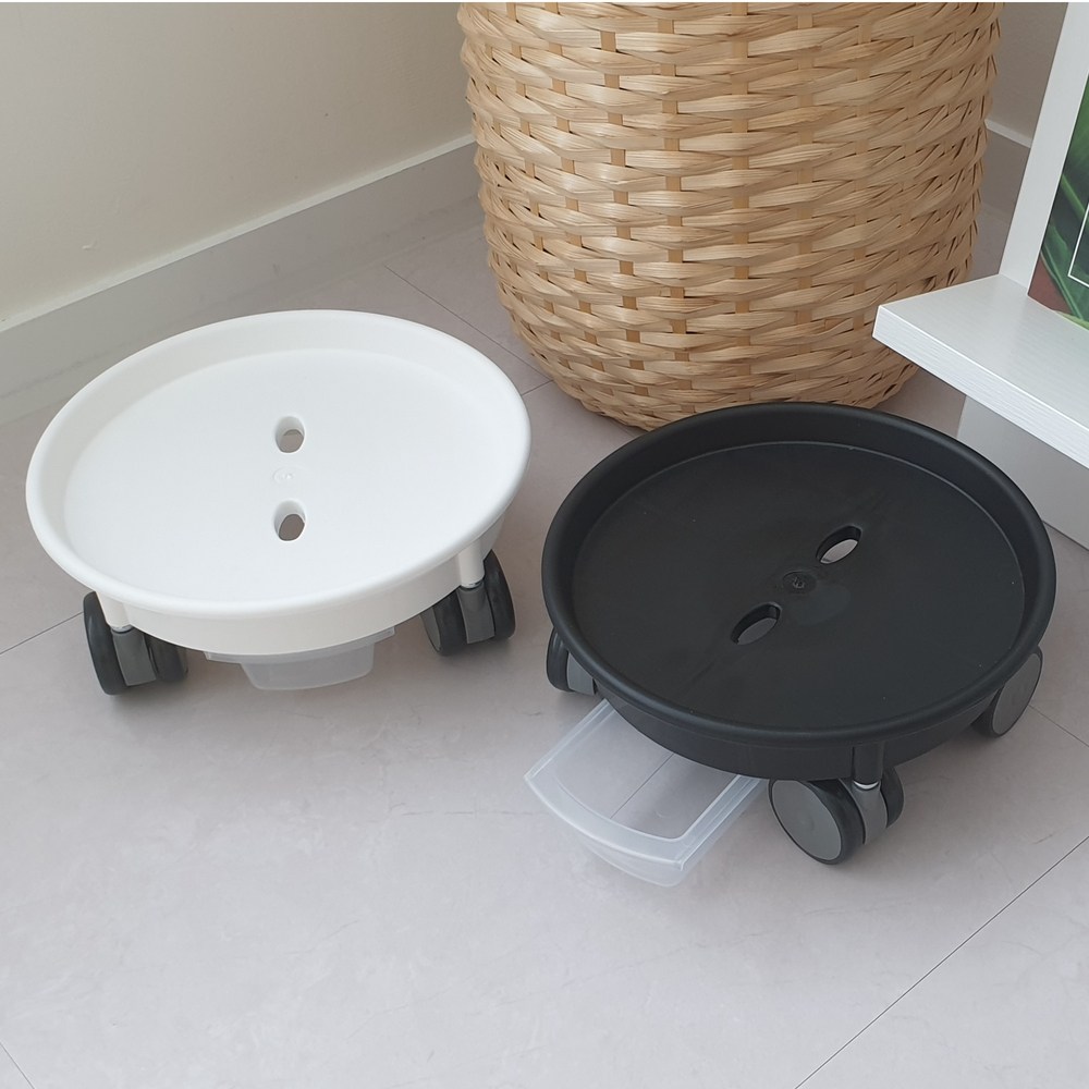 농사친구 이동식 바퀴 원형 물받침 화분 물받이 23,200원