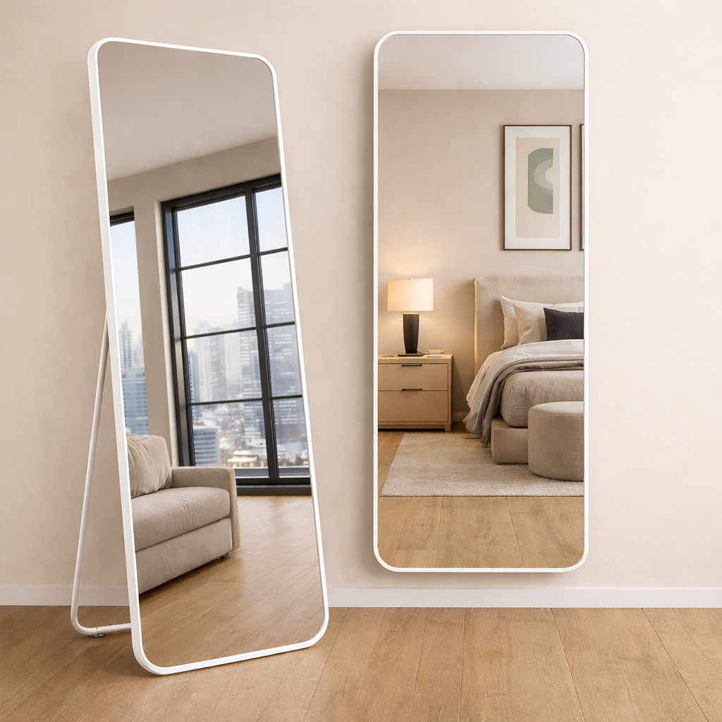 헤븐하임 스탠드 벽걸이 전신거울, WHITE-화이트 20,200원