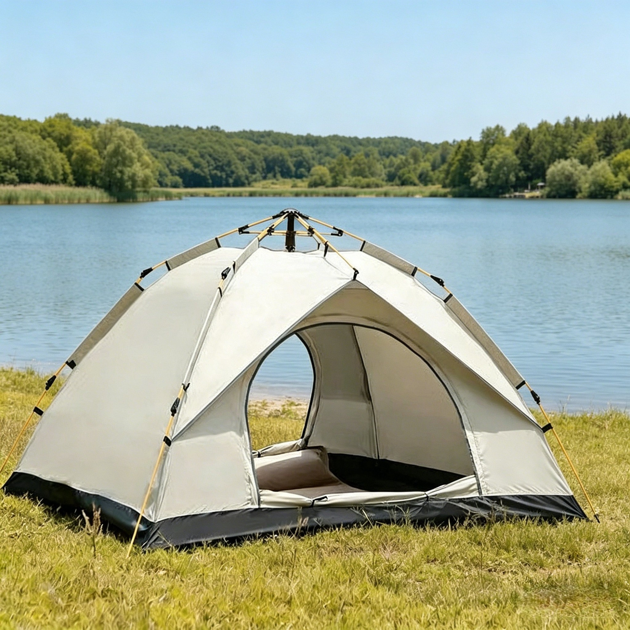 원터치 텐트 2-3인용 자동 캠핑 텐트 초간편 설치 나들이 공원 텐트 28,500원