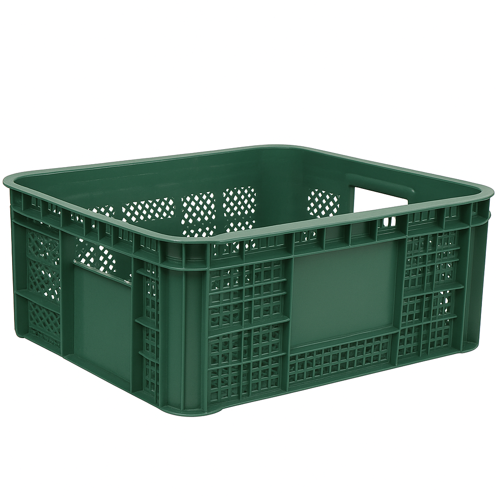 무빙팩 플라스틱 이사짐바구니 이사바구니 농수산물 운반상자 과일상자 철고리 있는 상자 폴딩박스, 녹색, 1개 10,900원