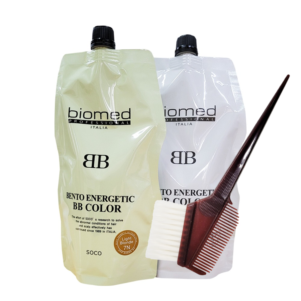 바이오메드 염색약 벤토 비비 미용실 순한 셀프 새치 뿌리 칼라 흰머리 대용량 저자극 400g 13,280원