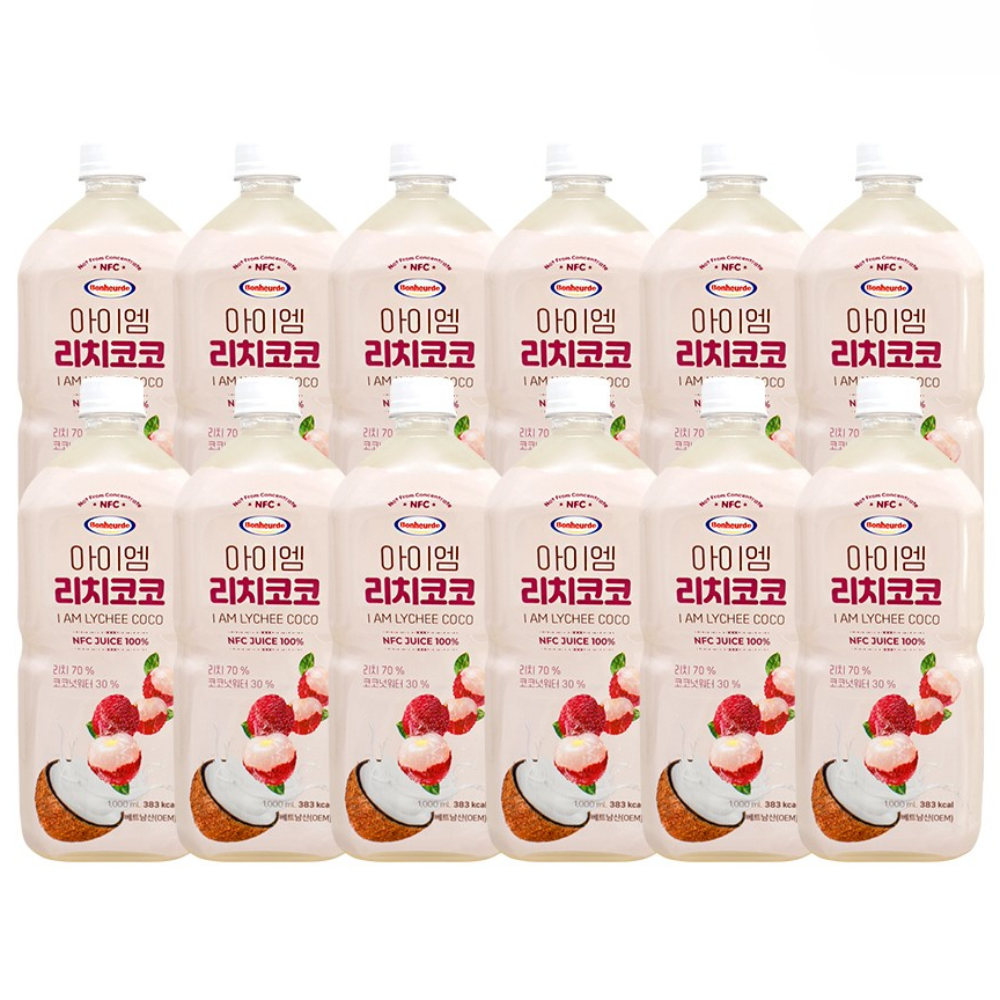 보넬드 아이엠 리치코코 NFC 착즙주스, 12개, 1L 64,900원