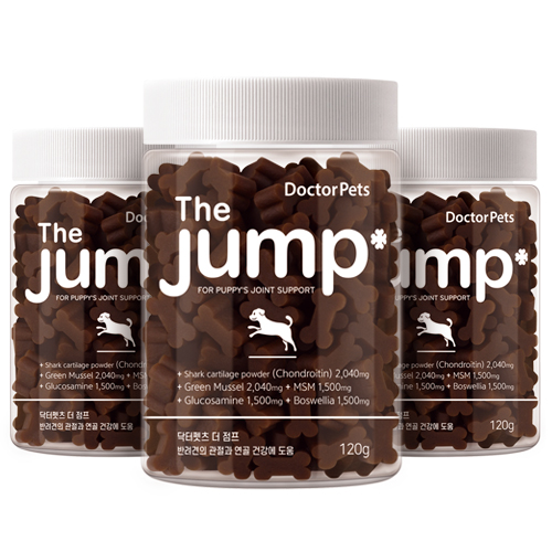 닥터펫츠 강아지 관절영양제 콘드로이친 초록입홍합 슬개골 관절 통증개선 무릎근육 고함량 120g 43,900원