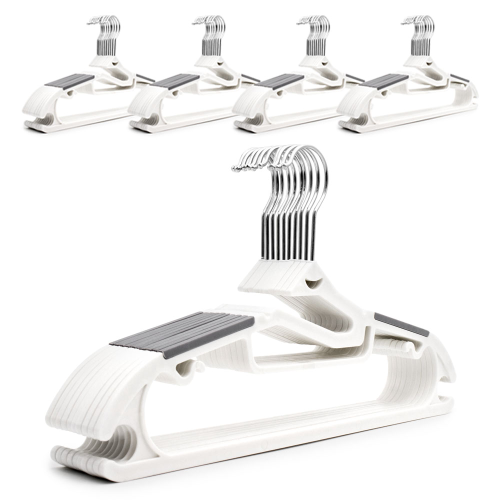 예밀 논슬립 회전 옷걸이, 화이트, 50개 17,900원