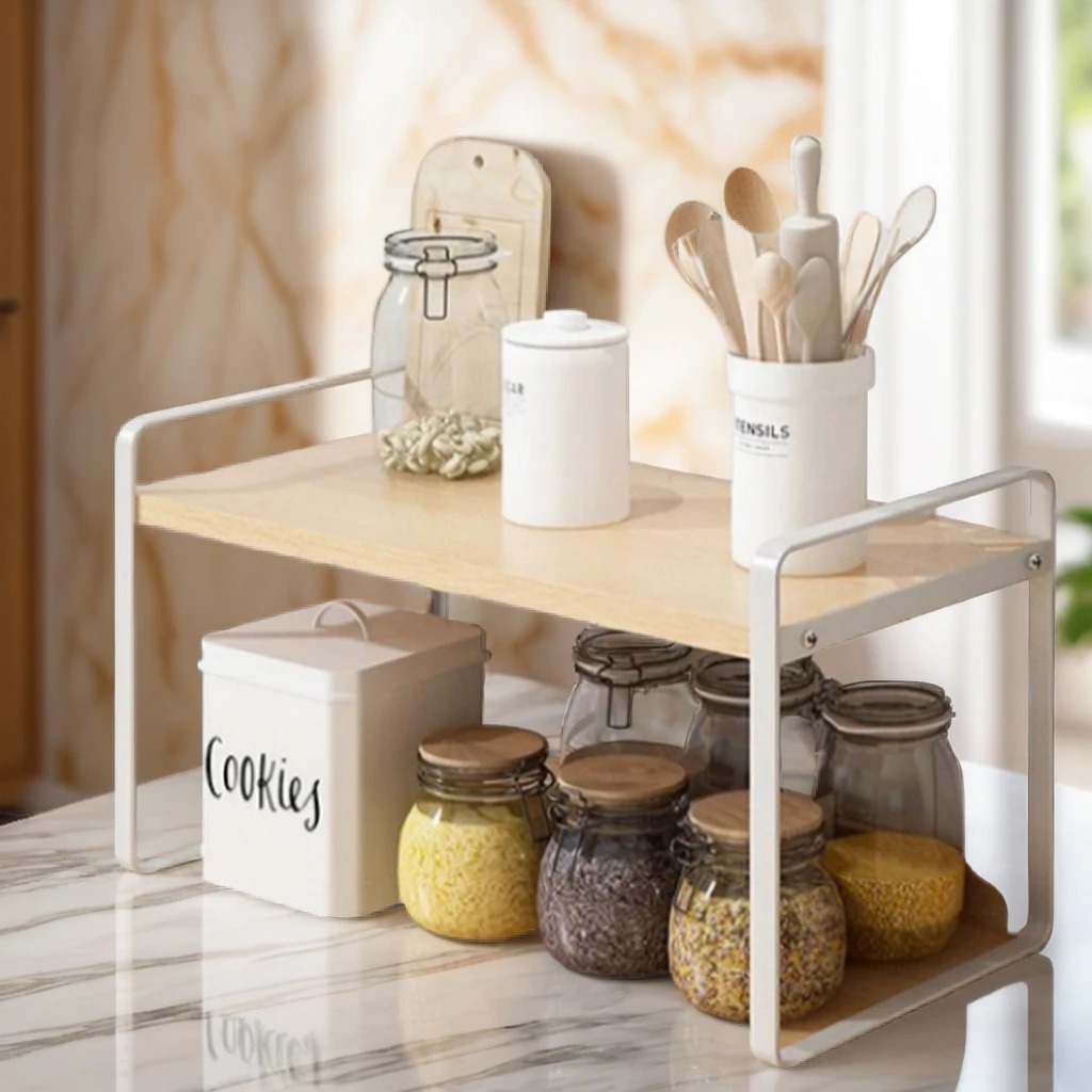 미모먼트 견고한 우드 철재 주방 욕실 선반 17,700원