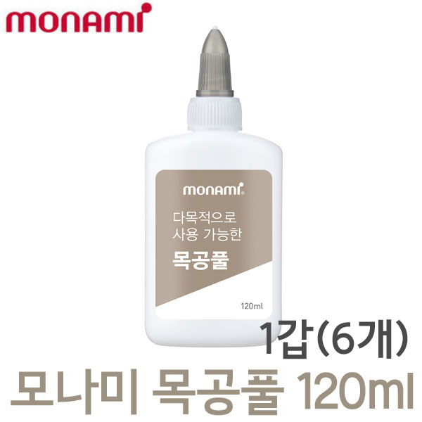 모나미 목공풀 120ml 1갑 (6개) 투명풀 다목적풀 11,700원