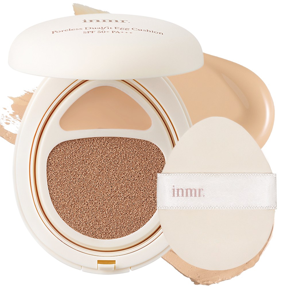 인뮤 포어레스 듀얼핏 컨실러 & 파운데이션 2in1 에그 쿠션 (기미, 잡티, 주근깨, 모공 커버), 23N, 1개 28,160원