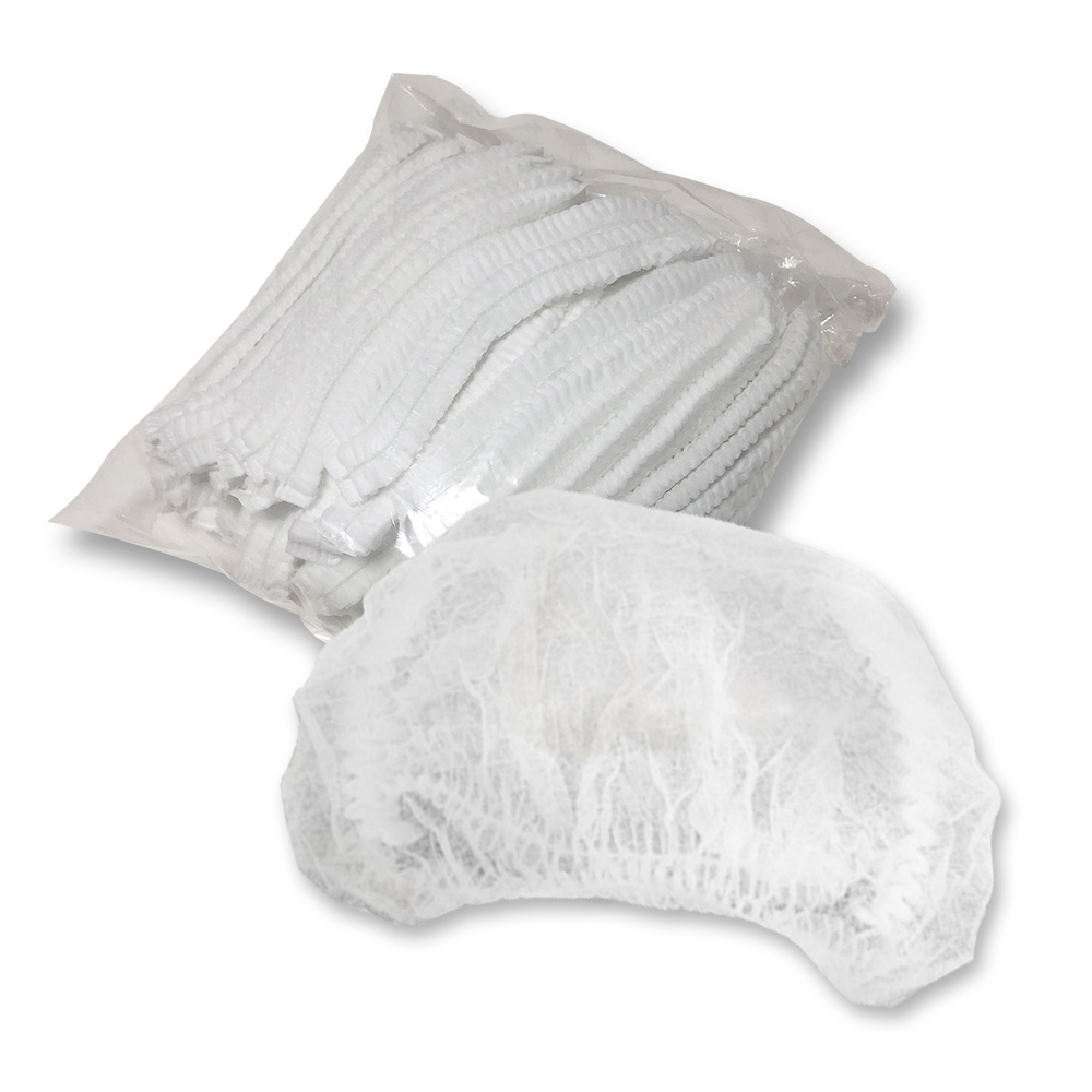 프로덕트랩 주름형 일회용 헤어캡 부직포 100매 벌크포장 일반형 위생모 3,300원