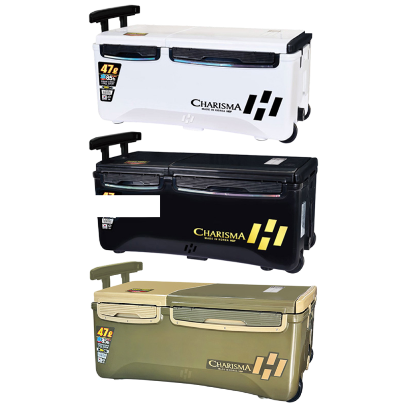 해동 카리스마 47리터 아이스박스 47L 바퀴형 쿨러 대광어 갈치 한치 삼치 대구 270,000원