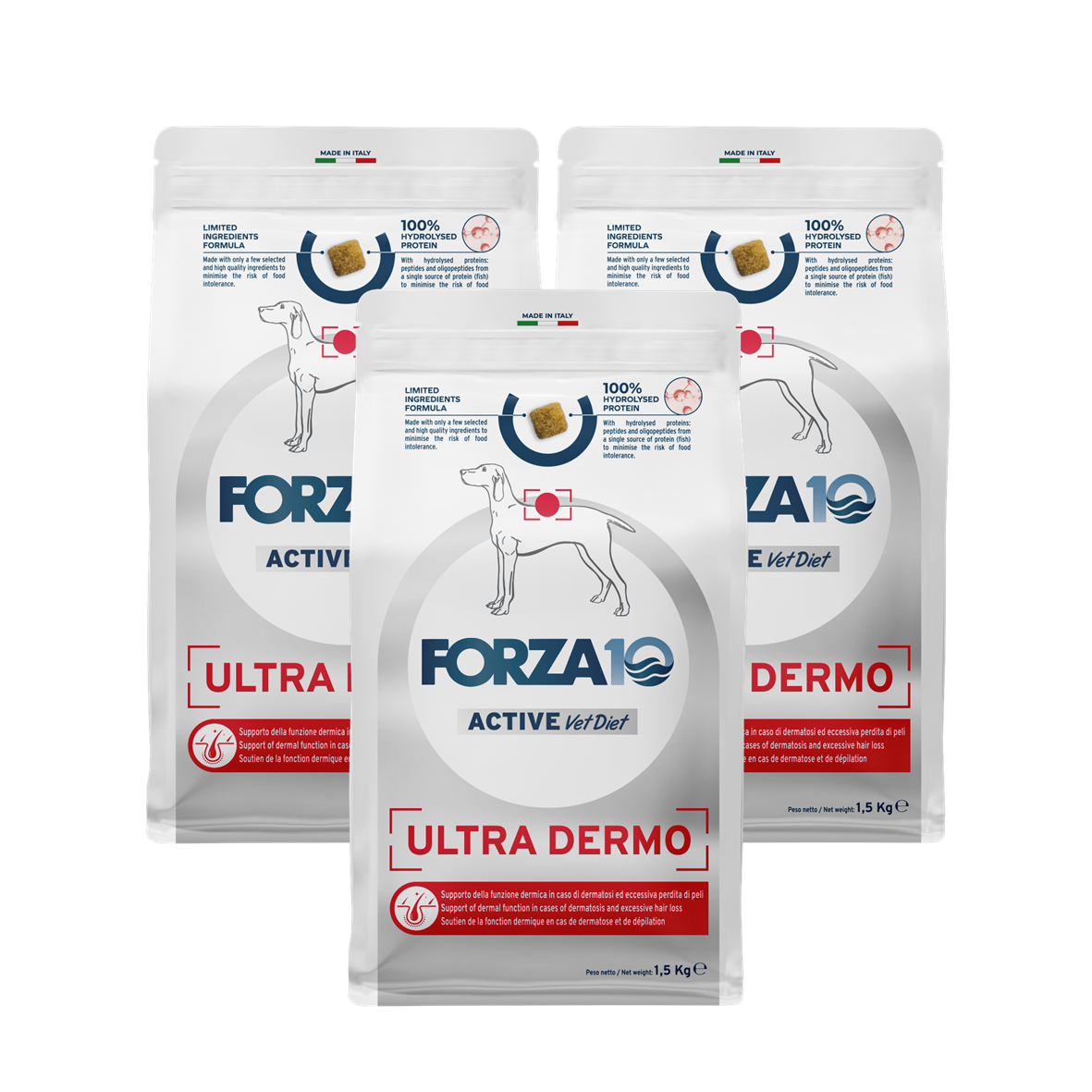 포르자10 독 울트라더모, 3천달톤 가수분해, 3개, 1.5kg, 피부/피모+알러지 111,150원