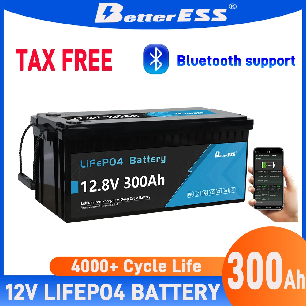 정말좋습니다 12V 24V 100Ah 200Ah 300Ah 400Ah LiFePO4 배터리 팩 블루투스 리튬 배터리 (12.8V RV 캠핑카 오프로드 오프그리드 태양광용) 당일출고 519,820원