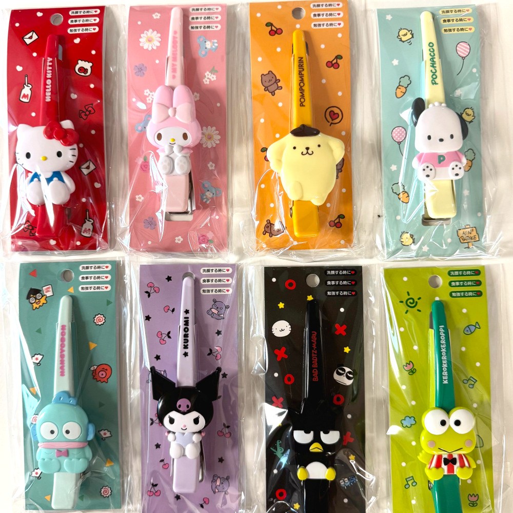 산리오 오리지널 정품 마스코트 롱 헤어클립 집게핀, 1개 10,500원