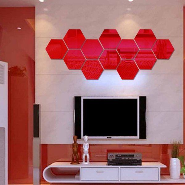 디트리 육각형 아크릴 벽거울 12p 5,280원