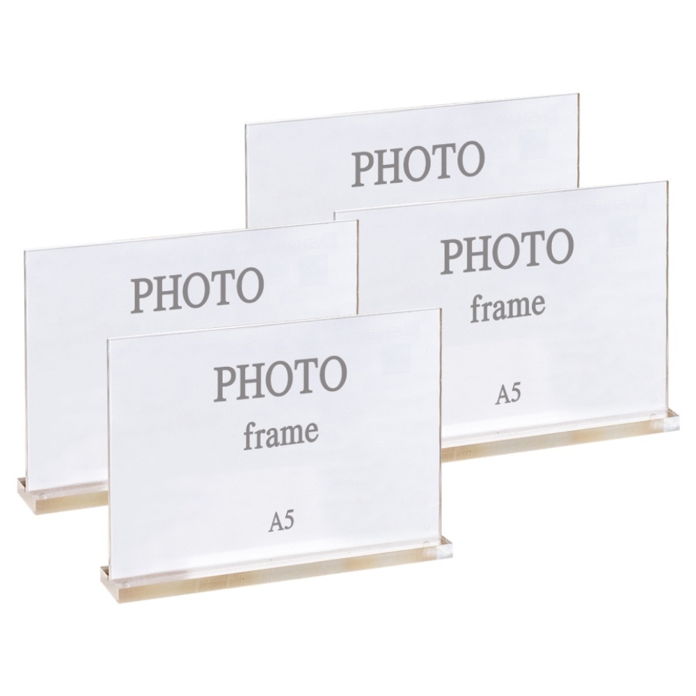 디모어 투명 아크릴 스탠드 POP광고 액자 메뉴판 안내판, 4개 13,900원