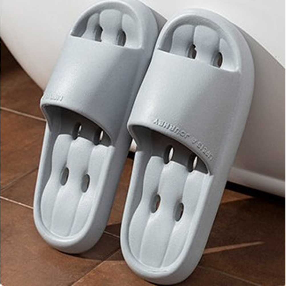 논슬립 물빠짐 EVA 슬리퍼 화장실 실내화 미끄럼방지 욕실화, 그레이, 1세트 17,900원