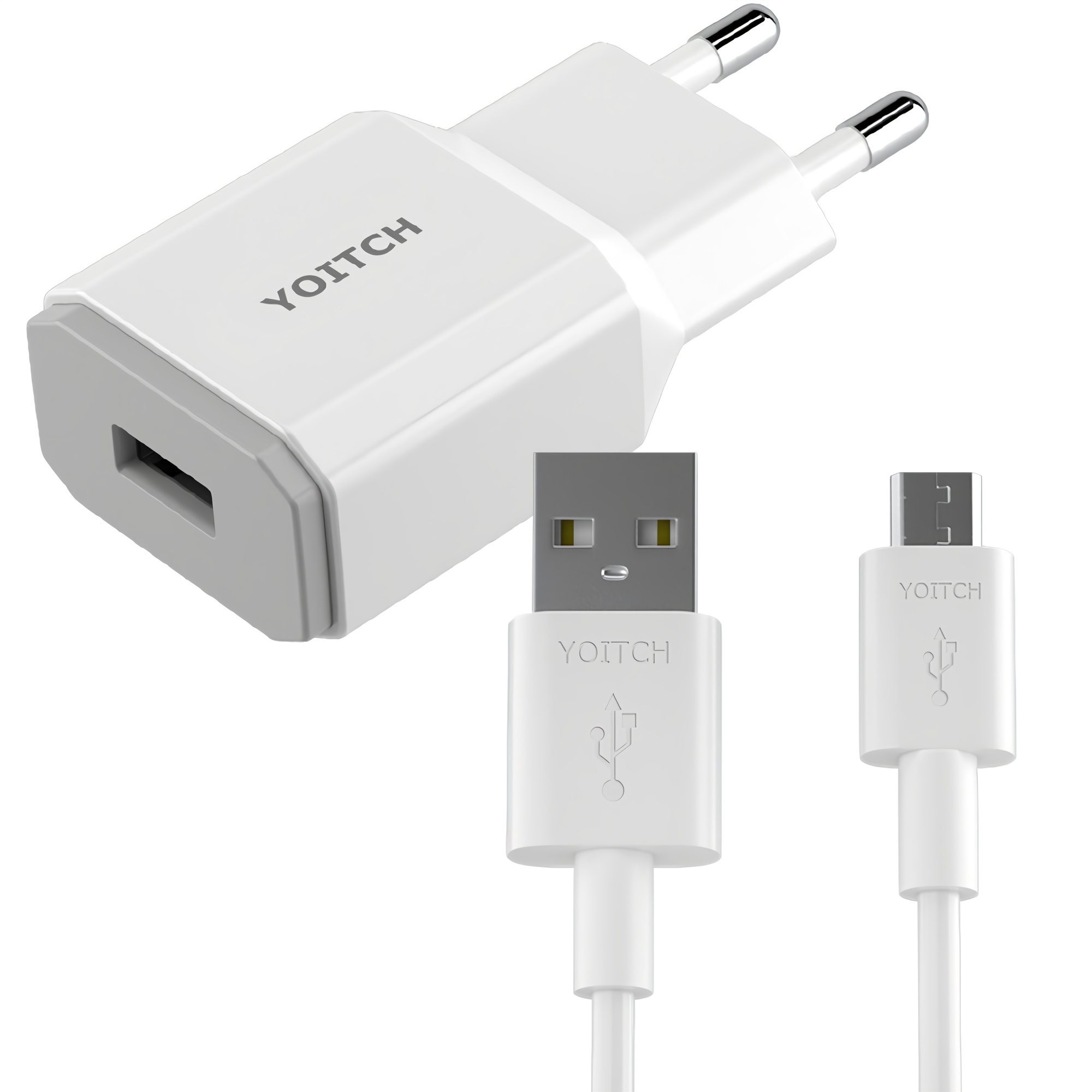 요이치 제우스 퀄컴 3.0 지원 USB 고속 충전기 + 5핀 고속 충전 케이블 150cm, 혼합색상, 1세트 5,820원