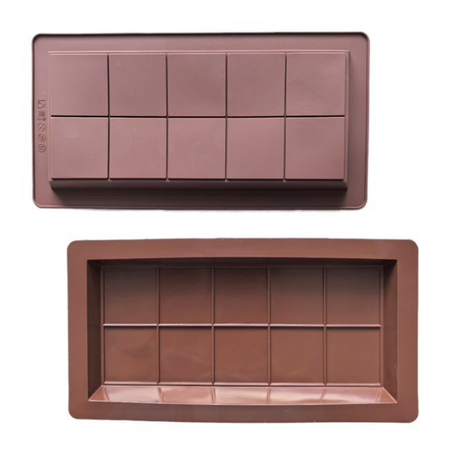 큐브 바크 초콜릿 몰드 두바이 발렌타인데이 초콜렛 만들기 재료, 1개, 브라운 2,900원