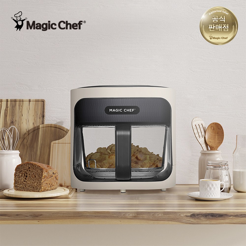 공식판매 매직쉐프 에어프라이어 투명글라스 내열유리 4L 스테인리스 슬림 가성비 MAF-H400CW, 상세 설명 참조 74,900원
