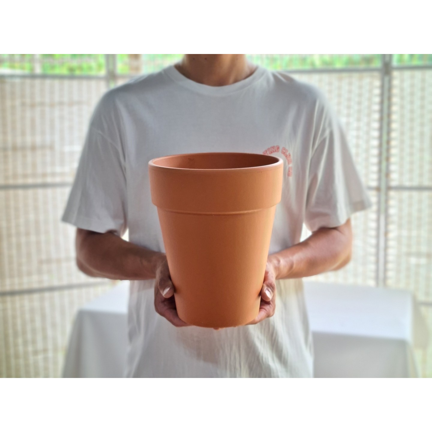 긴 원형 소형 중형 대형 큰 그레이 브라운 황토 갈색 인테리어 기본형 테라코타 독일토분, 1개 54,900원