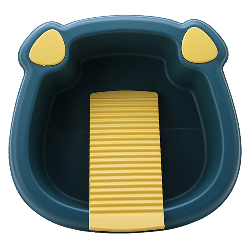 푸트로랩 투톤 분리 가능한 빨래판과 세수 대야, 1개, 그린베어 9,900원