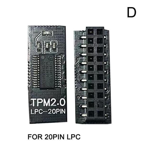 TPM 2.0 LPC 암호화 보안 모듈 원격 카드, ASUS, Intel, AMD용, 윈도우 11 업그레이드, 핀, 23,800원
