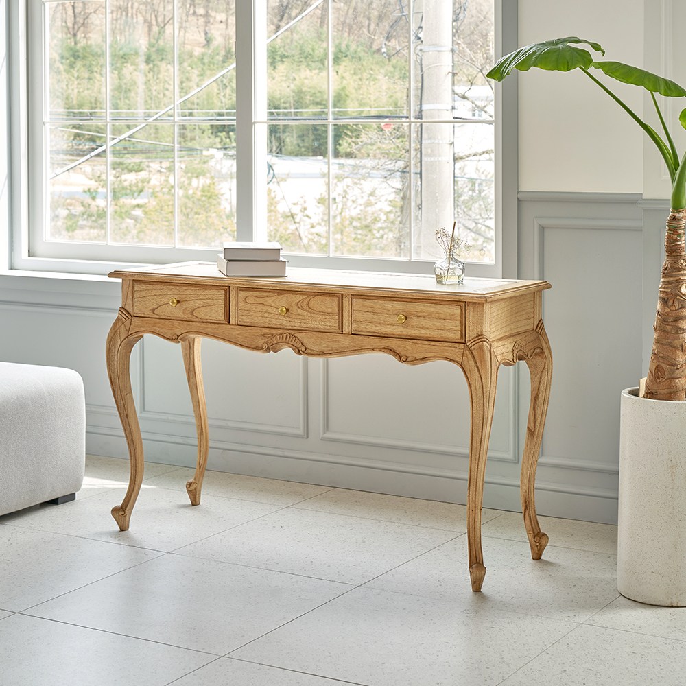 유캐슬 가이아 엔틱 원목 콘솔 B_착불배송 359,000원