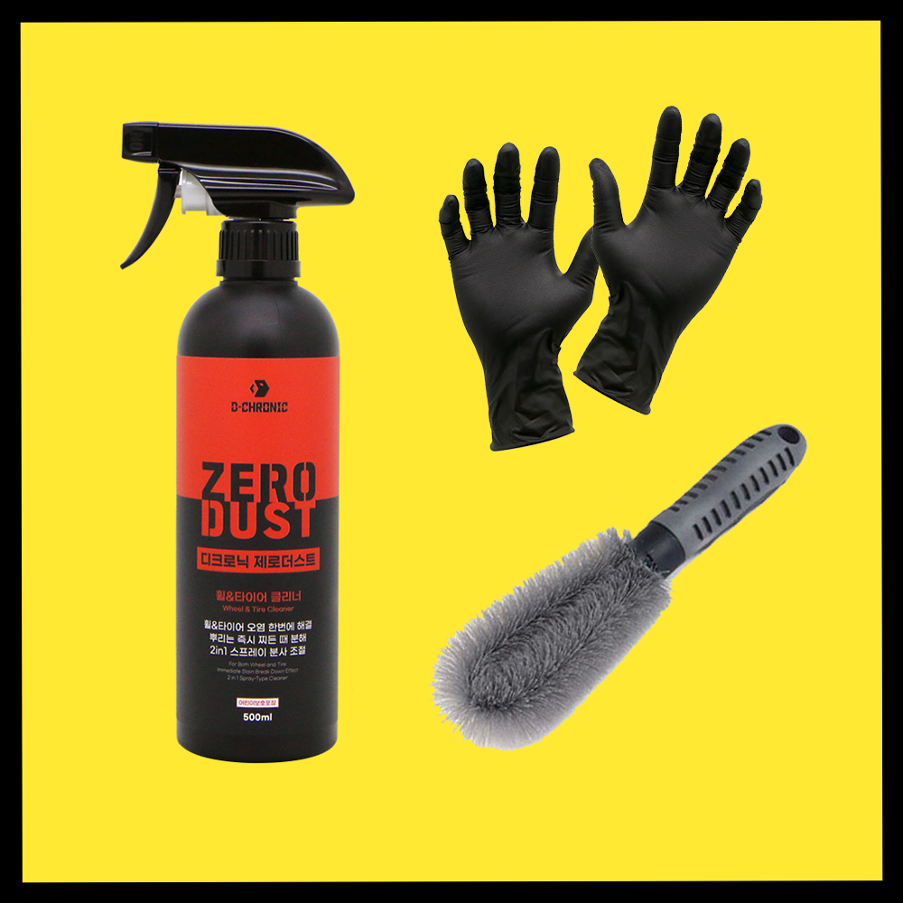 디크로닉 제로더스트 500ml 휠크리너 휠브러시 장갑 클리너 휠세정제 세척 분진 오염 제거 10,000원