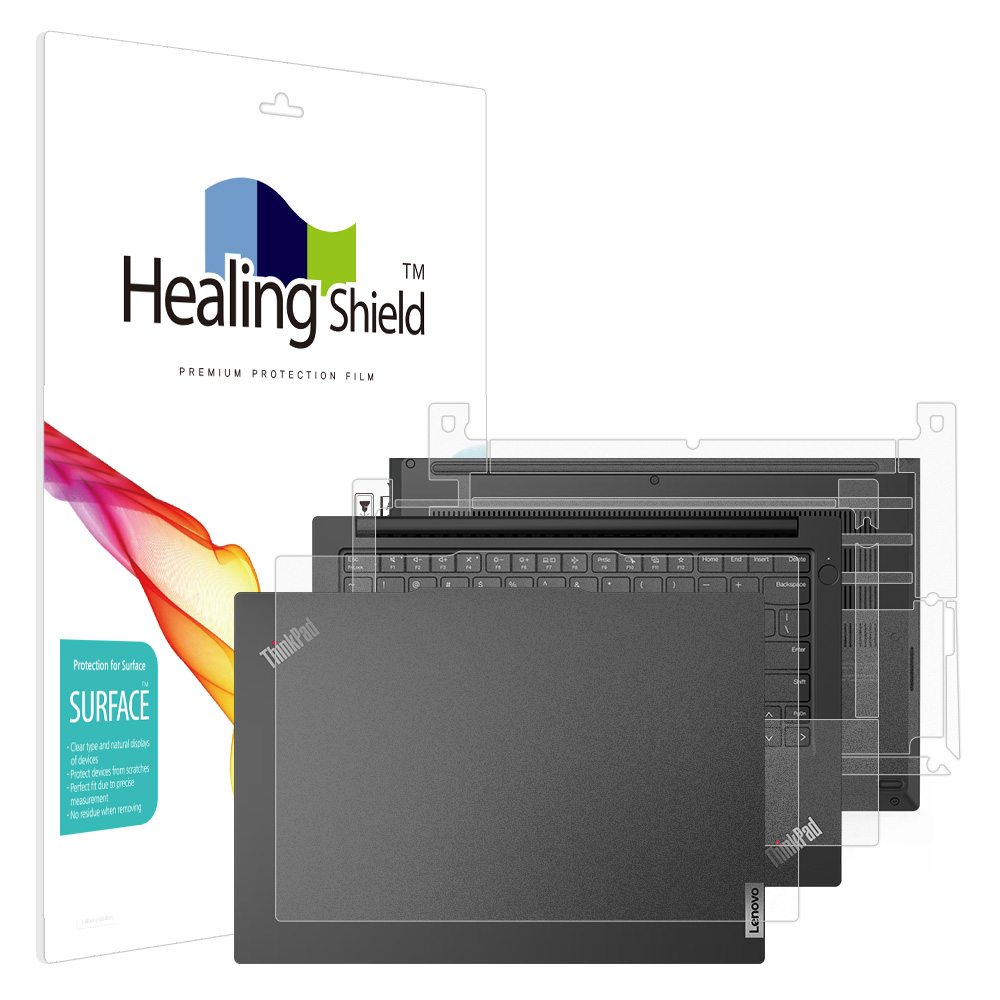 힐링쉴드 레노버 씽크패드 E14 Gen6 무광 외부보호필름 3종세트, 1개 36,000원