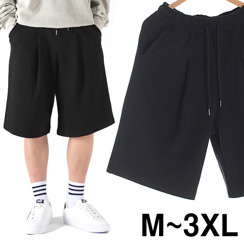 런닝맨 버뮤다 딥원턱 와이드 트레이닝 반바지 벌룬 핀턱 24,900원