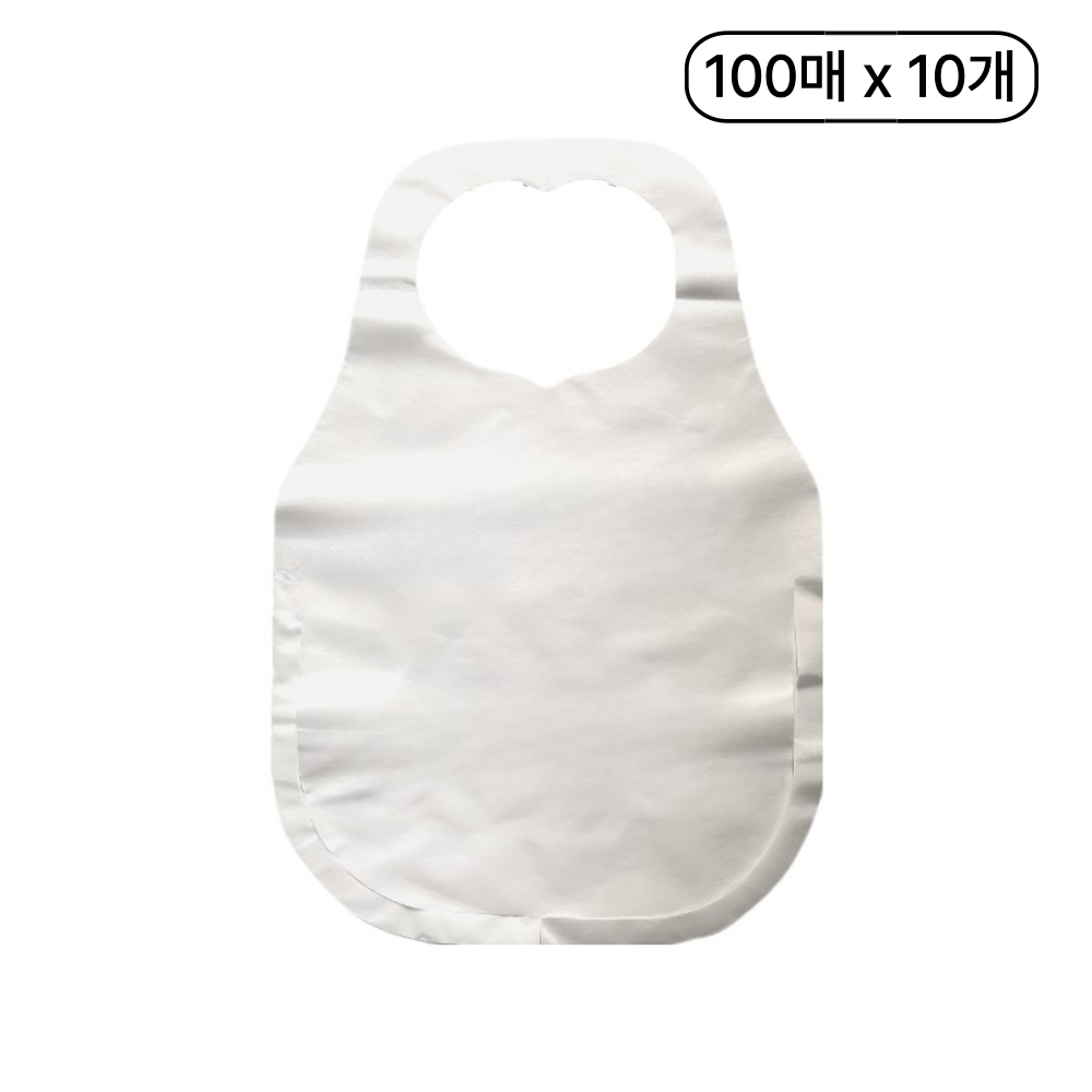 일회용 앞치마 허리끈형 부직포 위생 식당앞치마 100매, 화이트, 10세트 124,900원