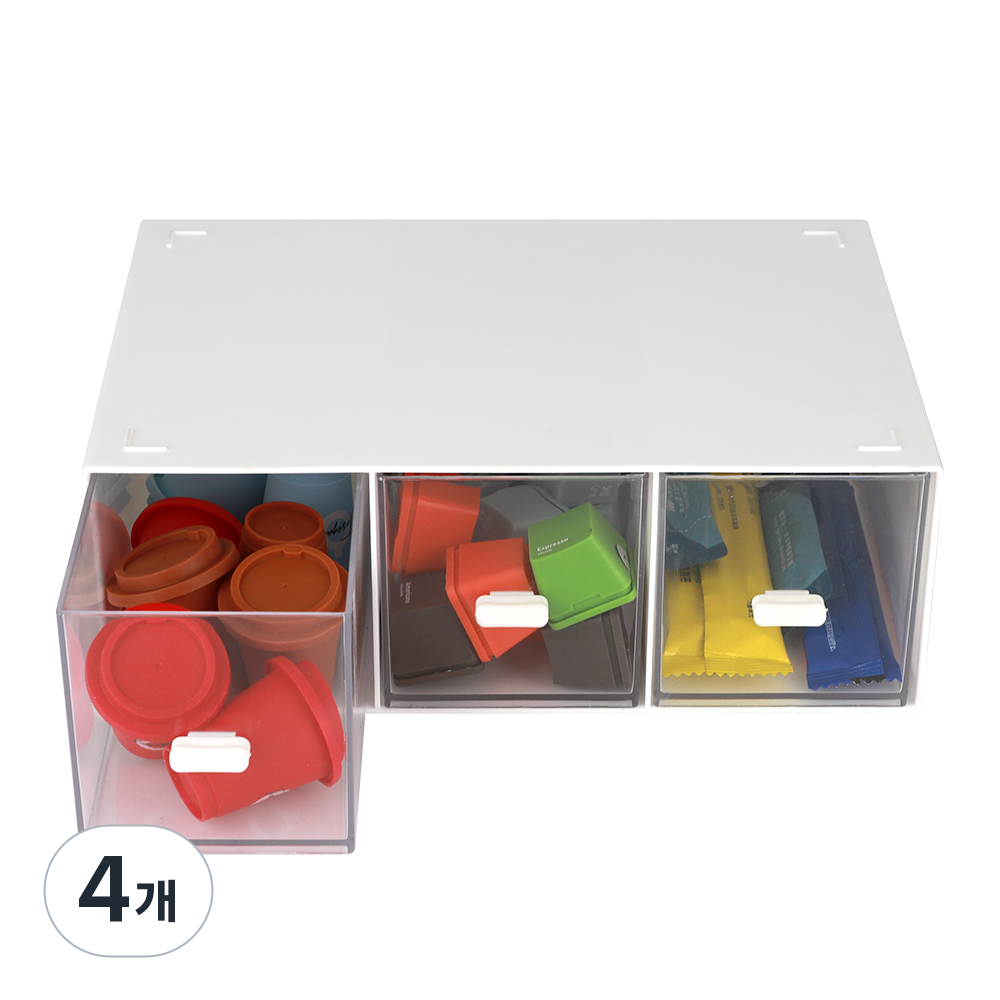 코멧 홈 탁상용 미니 서랍형 수납함 3칸 24,670원