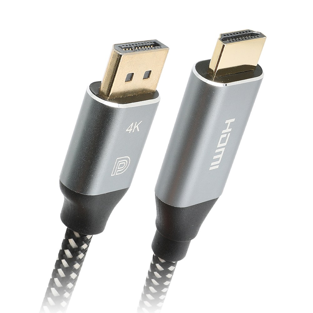 4K 1.2v DP to HDMI 2.0v 케이블 5M 60Hz 디스플레이포트 VESA 모니터선 멀티 영상 듀얼 트리플 쿼드연결 29,500원