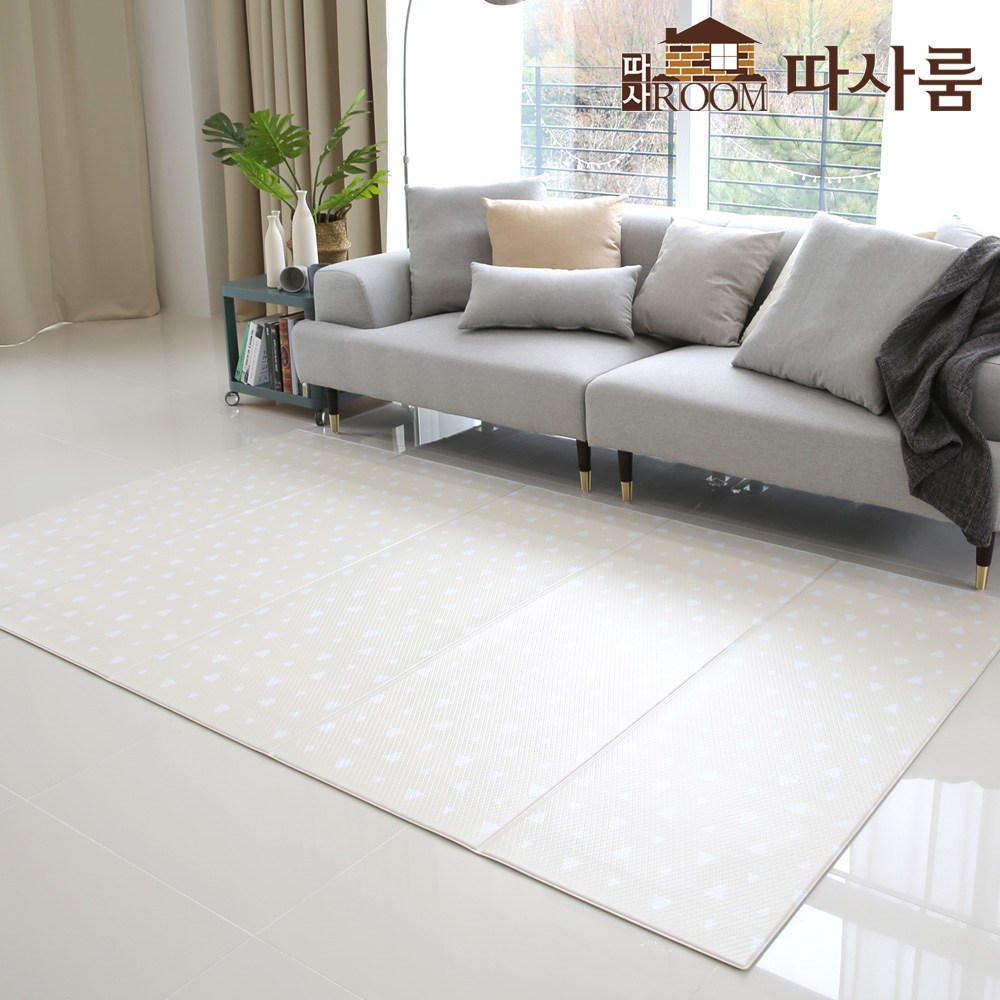 따사룸 양면 PVC 140*250 애견매트 거실 강아지 미끄럼방지 폴더매트, 140x250cm 두께6mm 85,000원