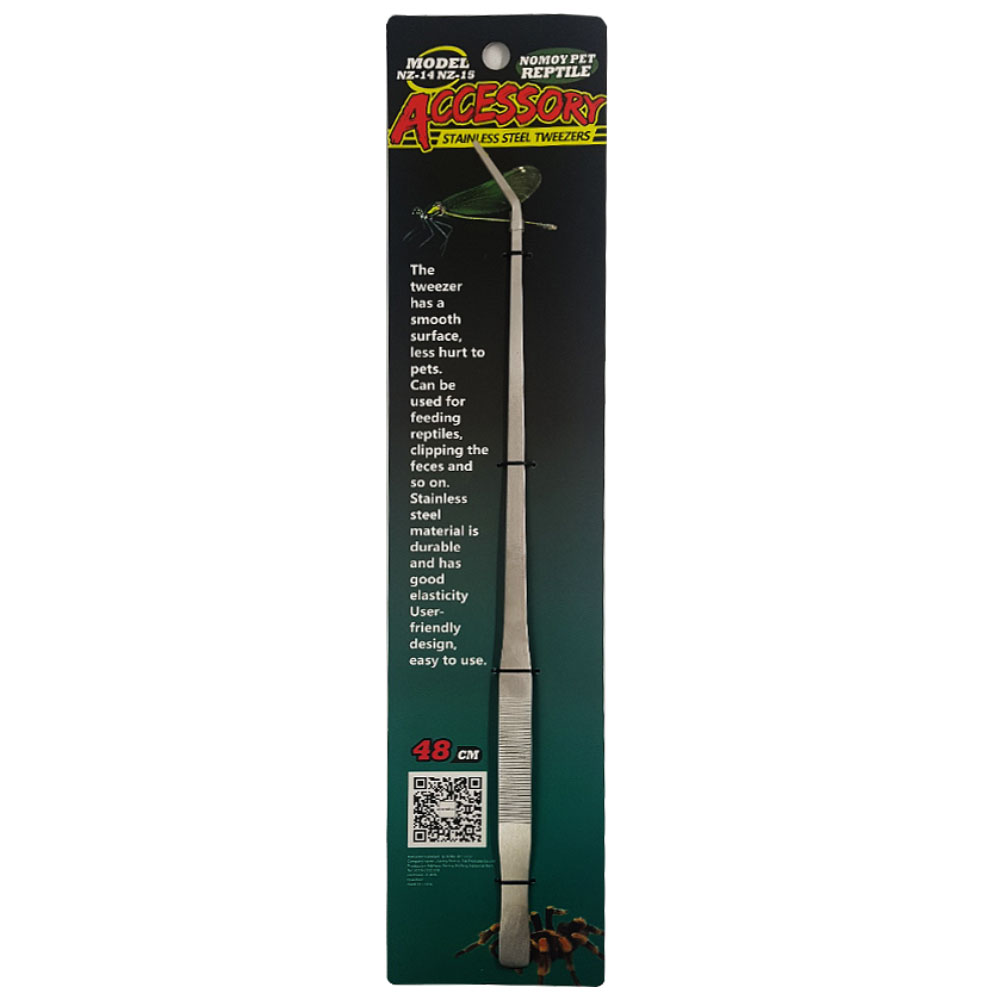 노모이펫 스테인레스 파충류 피딩 곡선형 핀셋 48cm NZ-15, 단일 색상, 1개 5,800원