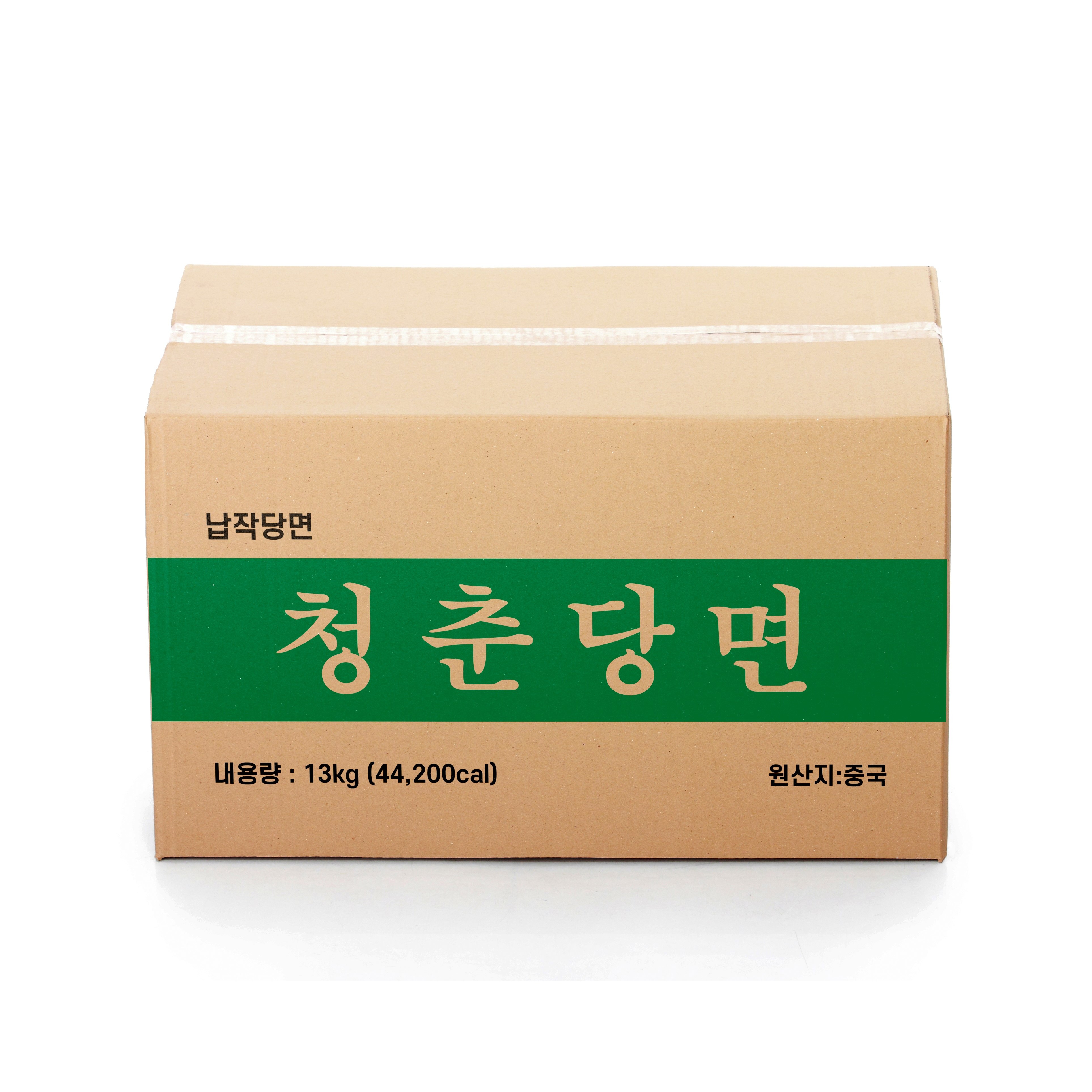 청춘당면 납작당면 13kg 마라탕 찜닭 떡볶이용, 1개, 13kg 44,000원