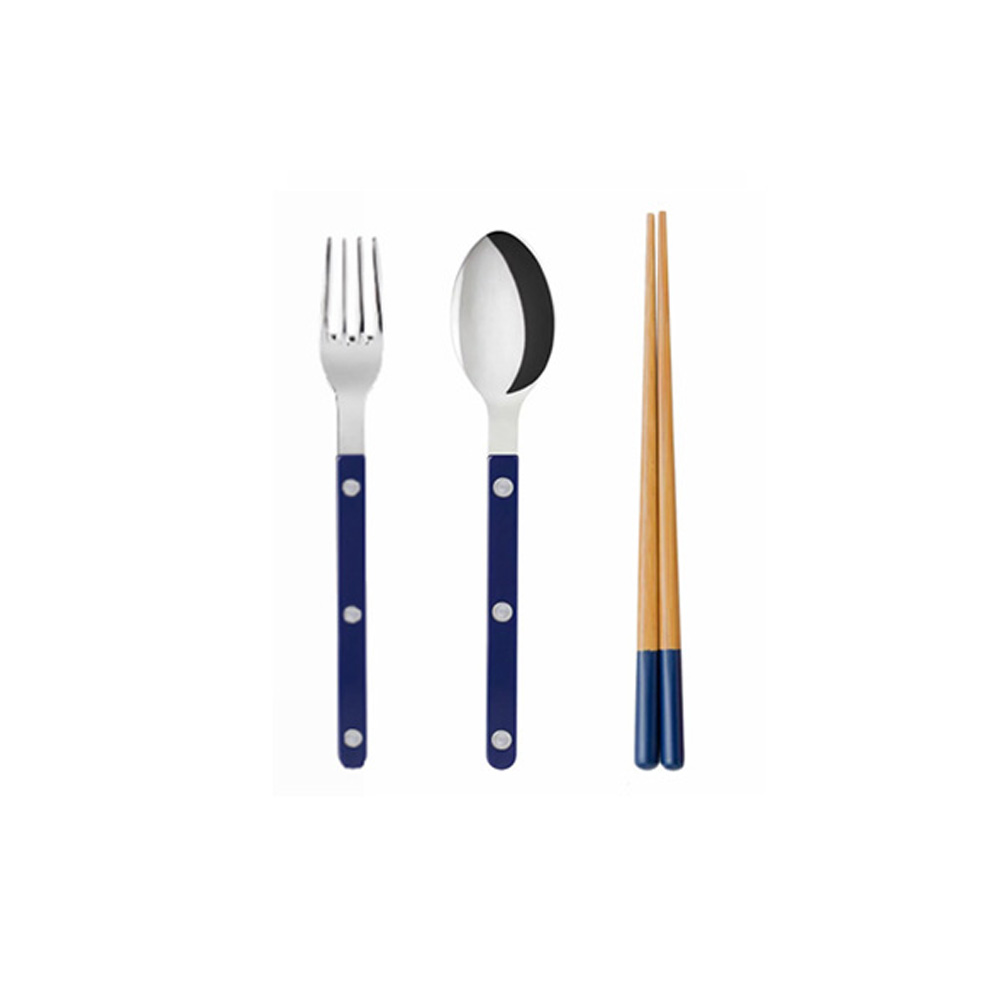 사브르X야마치쿠 비스트로 샤이니 키즈 커트러리 3종 6color_1인조 53,000원