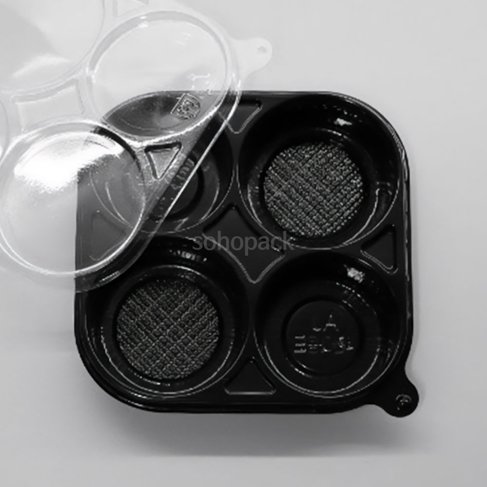 소호팩 AJ 4칸 다용도 소스 반찬 용기 PET 84,100원