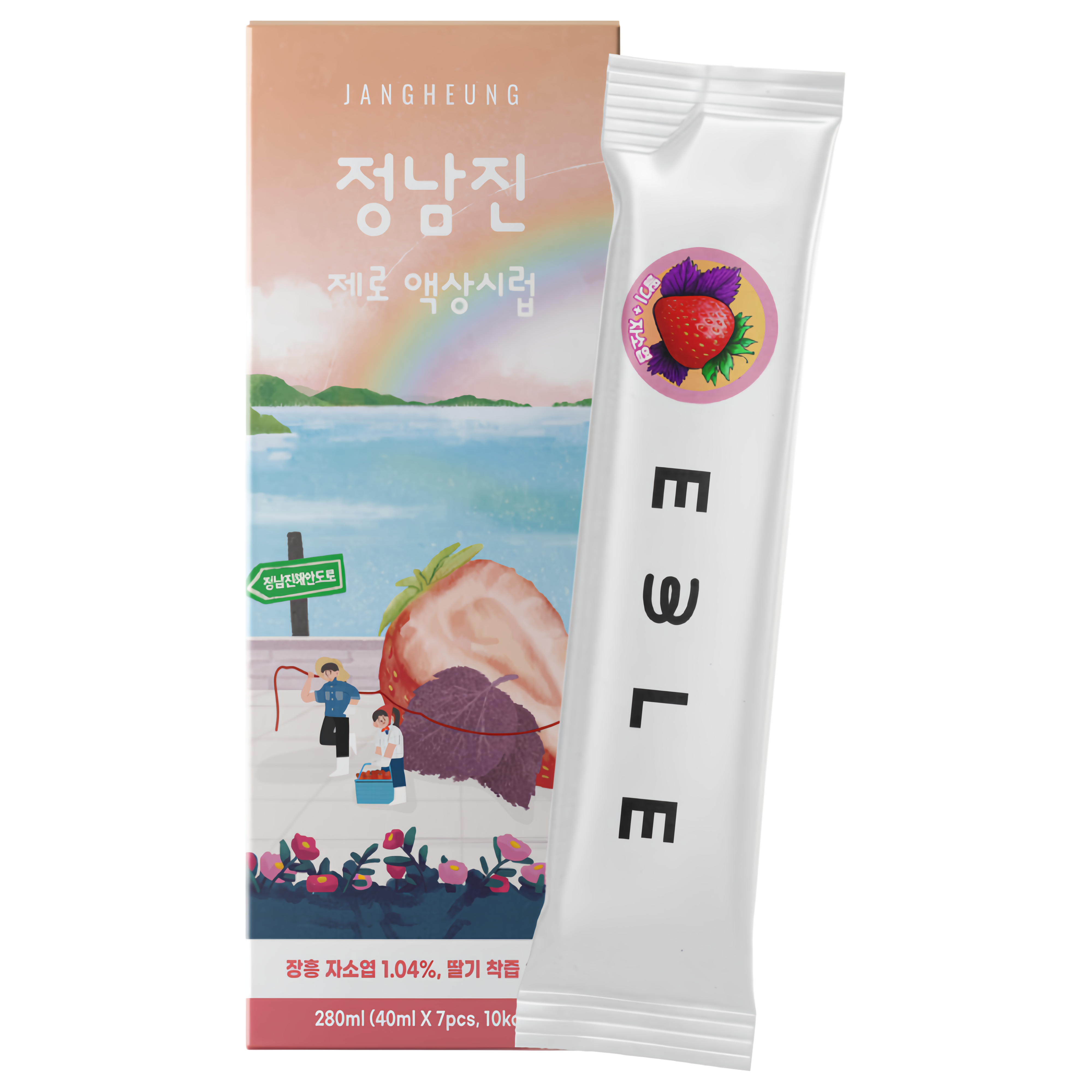 혈당케어 바나바잎추출물 제로슈가 딸기 석류 스틱형 시럽 7개 40ml, 7개, 40ml 12,500원