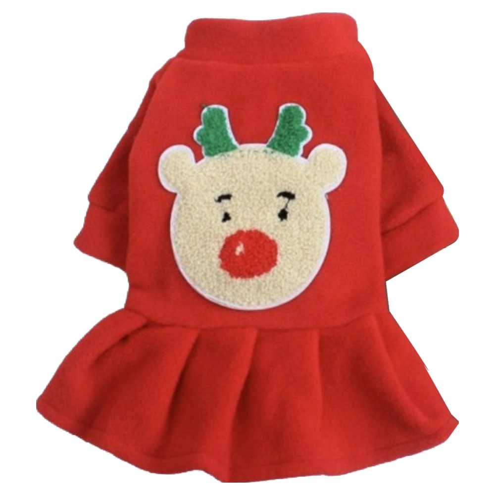 코코스튜디오 강아지 크리스마스 코코 루돌프 프릴치마 8,900원