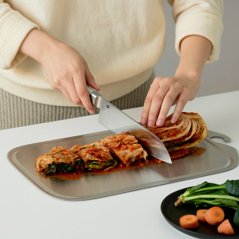 모도리 깔끔 항균 스텐 도마 주방 이유식 김치 도마 30,600원