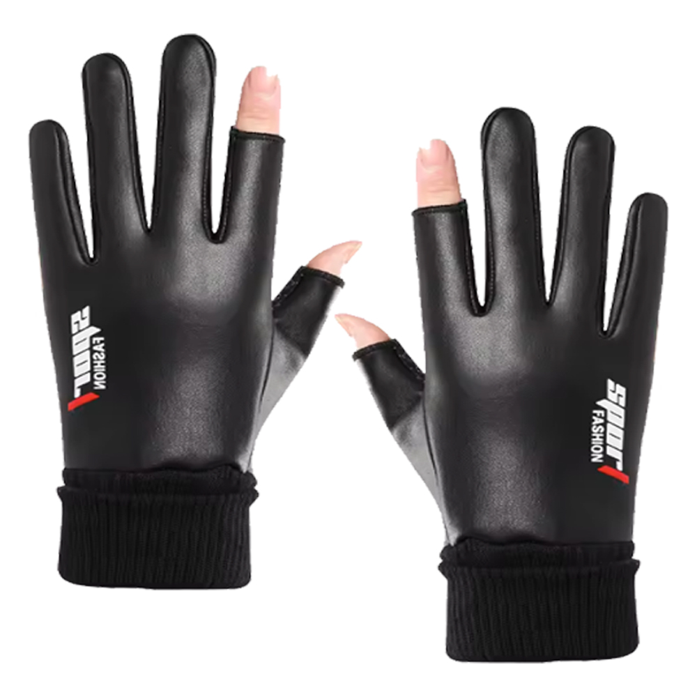 알테쉬 오토바이 방한 핑거 플랩 기모 터치 겨울용 장갑, 블랙 3,400원