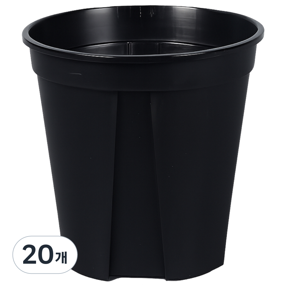 4칼라 모종컵화분 플라스틱 이색포트, 20개, 블랙 15,890원