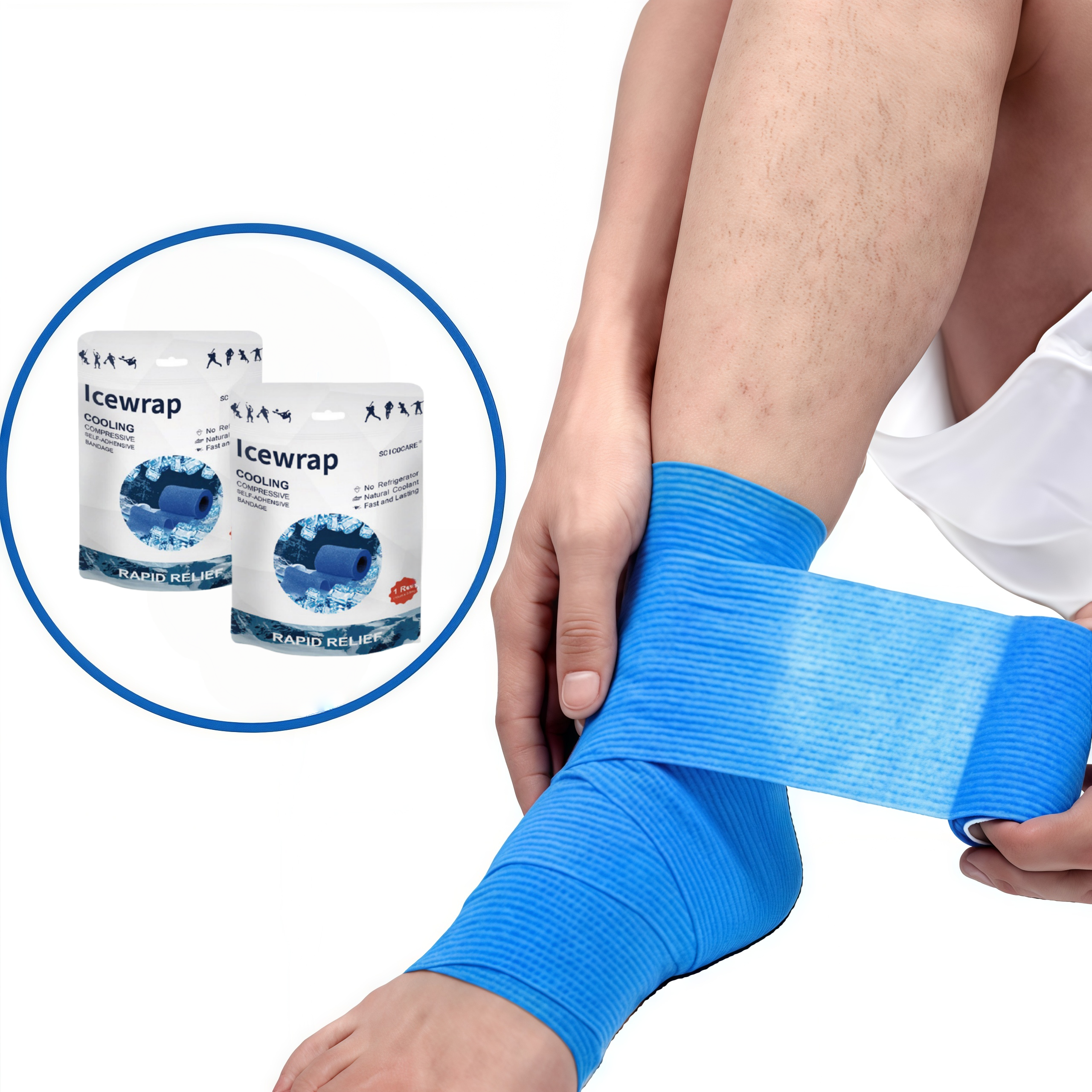 아이스 쿨링 자가점착 쿨밴드 끈적이지 않는 시원한 밴드, 2개 19,750원