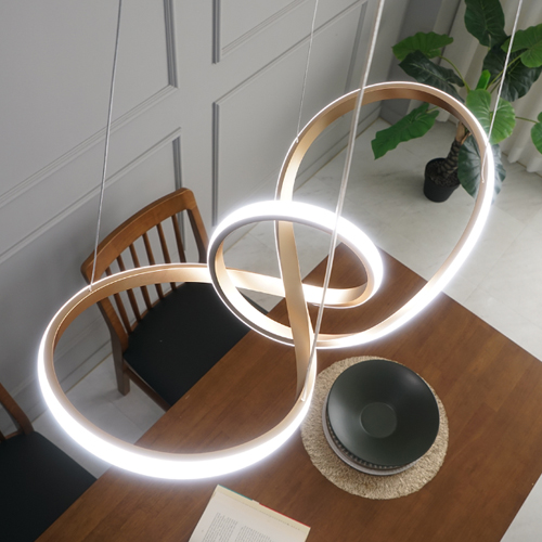 국산 케이시 LED 뫼비우스 식탁등 펜던트 조명 오스람칩 사용 69,000원