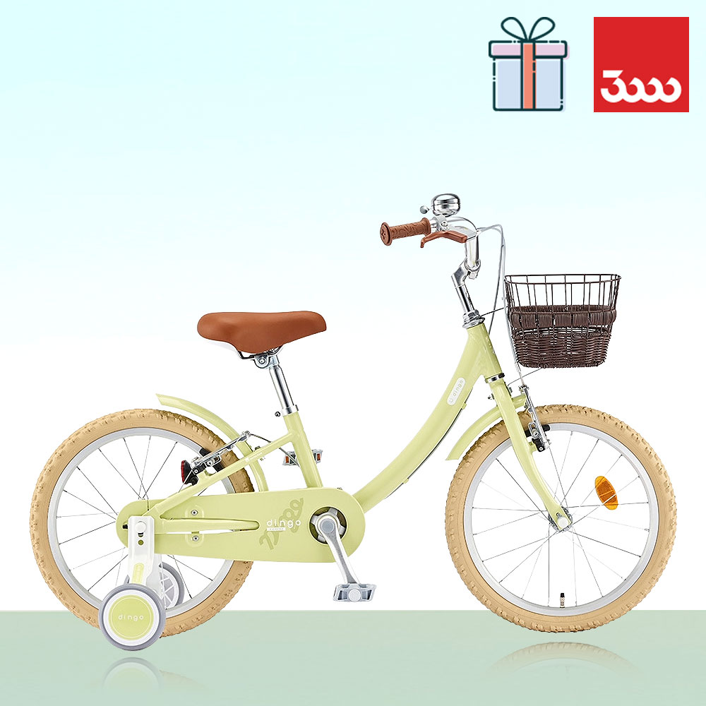 [바이크7] 2026 삼천리 딩고 18인치 - 100% 완조립 5세 6세 어린이 아동 키즈 핑크 블루 라임 레스포 바구니 가벼운 알루미늄 클래식 보조바퀴 네발 자전거, 1개, 121cm, 라임 299,000원