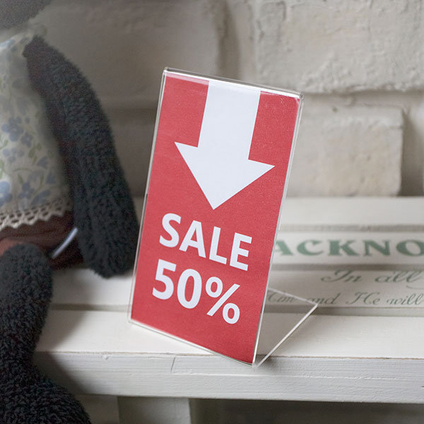 아크릴 쇼케이스 스탠드 POP꽂이 가격표 메뉴판 네임텍, 1개 1,100원