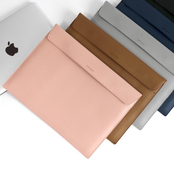 (소이믹스) 노트북파우치, 마그넷 가죽 맥북 호환 파우치 SOL2 14,900원