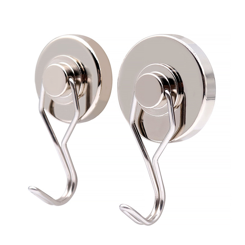 마니코 초강력 네오디움 고리자석 360도 회전형 후크 32mm, 5개, 현재가 12,800원