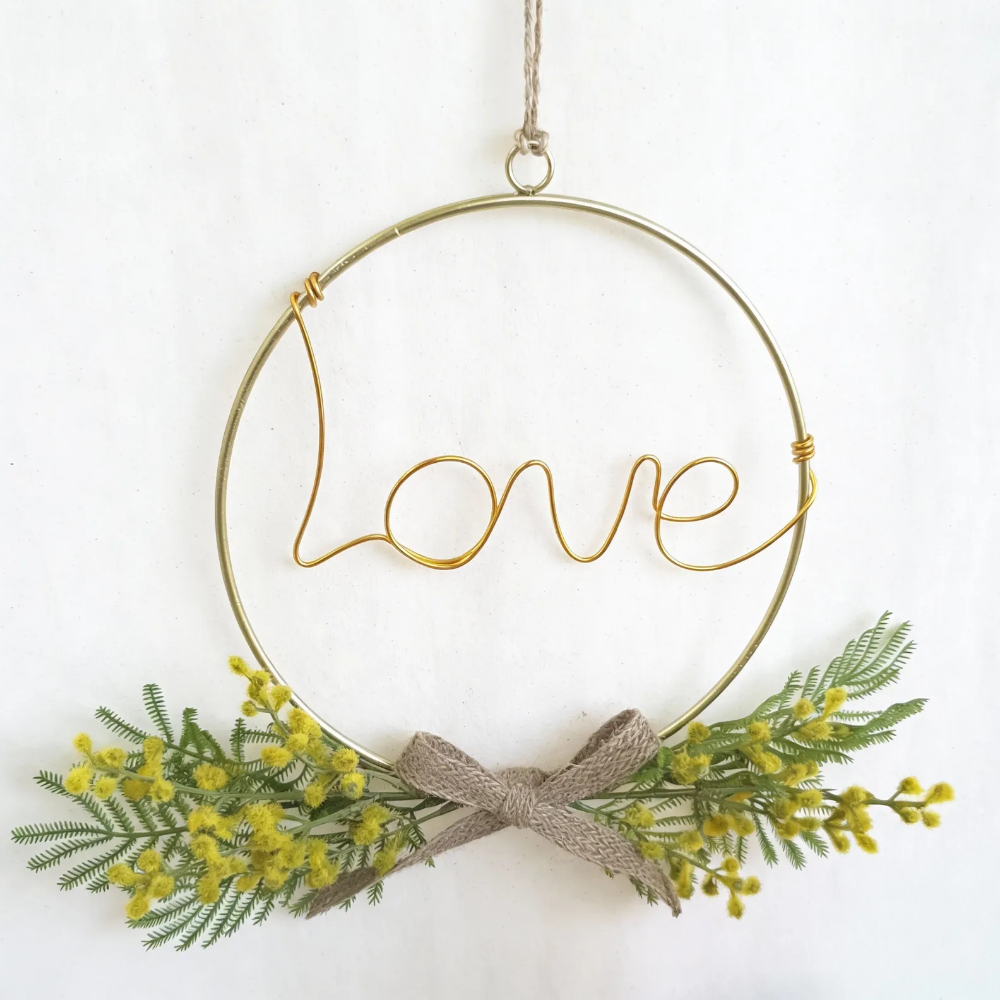 꼬시나살롱 미모사 골드링 로즈골드링 레터링 리스 23,900원